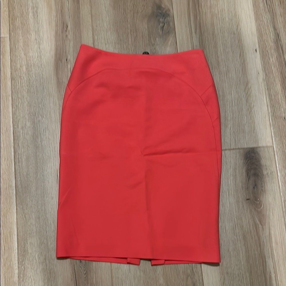 Elegant Coral Women's Pencil Skirt